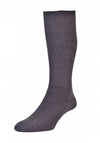 HJ Hall Unisex Cotton Diabetic Socks 6-11, Grey