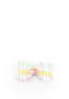Hollihops and Flutterflies Rainbow Transparent Bow