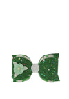 Hollihops And Flutterflies St Patricks Flower Bow, Green