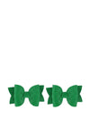 Hollihops And Flutterflies Small Bow Set, Green