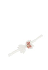 Hollihops And Flutterflies Teddy Dainty Bow Headband, White