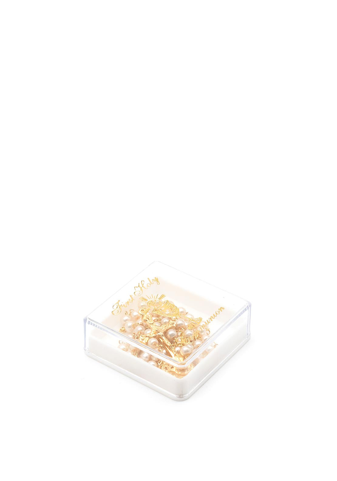 Pearl Rosary Beads, Gold