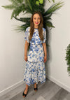 Hope & Ivy Shivani Maxi Dress, White & Blue