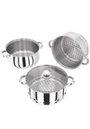 Judge Essentials 24cm 3 Piece Steamer with Glass Lid