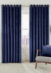 Helena Springfield Escala Ready Made 90 x 90 Lined Curtains, Blue