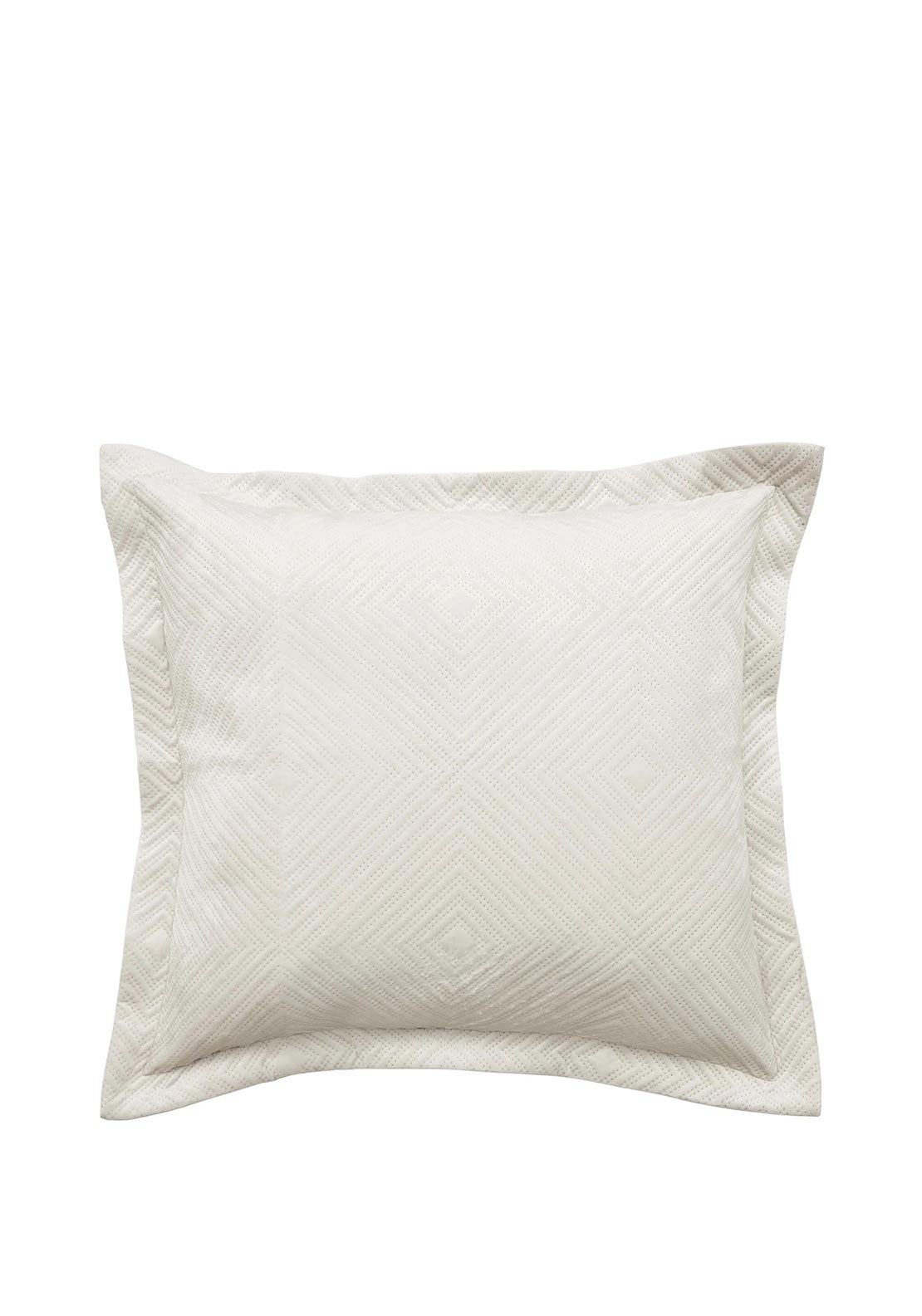Helena Springfield Modern Deco Embossed Sham, Champagne