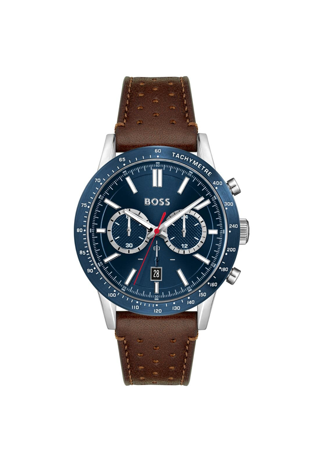 Hugo Boss Allure Watch, Silver & Brown