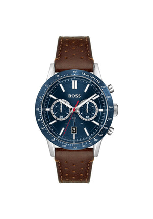 Hugo Boss Allure Watch, Silver & Brown