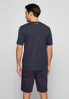 Hugo Boss Logo Artwork T-Shirt, Dark Blue