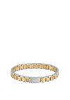 Hugo Boss Mens 1580195 Two-Tone Bracelet, Gold