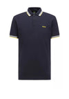 Hugo Boss Paddy Polo Shirt, Dark Blue & Yellow