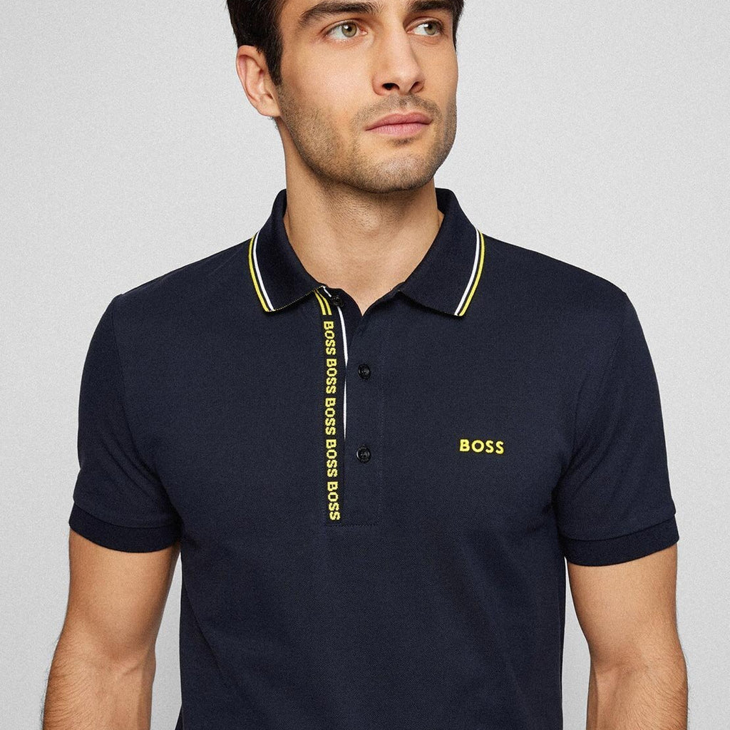 Hugo Boss Paule Polo Shirt, Navy McElhinneys