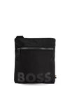 Hugo Boss Printed Logo Envelope Bag, Black