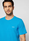 Hugo Boss Embroidered Logo Crew Neck T-Shirt, Blue