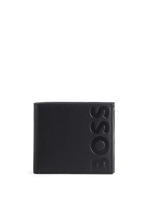 Hugo Boss Embossed Logo Wallet, Black
