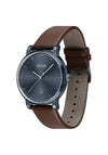 Hugo Boss 1513791 Men’s Leather Strap Watch, Brown