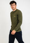 Hugo Boss Rimex Crew Neck Sweater, Khaki Green