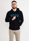 Hugo Boss Statement Logo Athleisure Hoodie, Navy