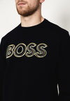 Hugo Boss Salbo Logo Sweatshirt, Navy
