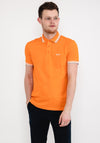 Hugo Boss Paddy Polo Shirt, Neon Orange