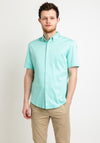 Hugo Boss Biado Logo Short Sleeve Shirt, Mint