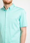 Hugo Boss Biado Logo Short Sleeve Shirt, Mint