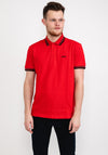 Hugo Boss Paddy Pique Polo Shirt, Red