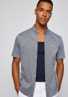 Hugo Boss Biadia Short Sleeve Shirt, Dark Blue