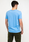 Hugo Boss Curved Chest Logo T-Shirt, Blue