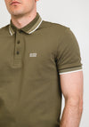 Hugo Boss Cotton Pique Polo Shirt, Khaki