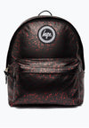 Hype Flakes Metallic Backpack, Black and Pink