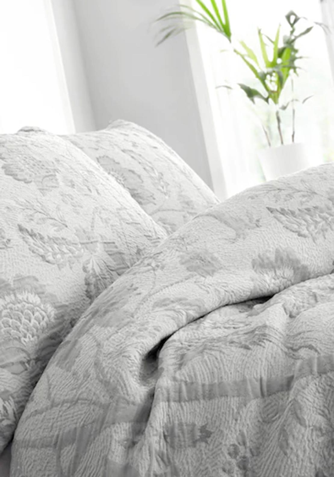 Bianca Home Hyperion Interiors Elena Duvet Set, Grey