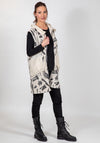 Inco Abstract Print Gillet, Stone