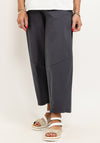 Inco Casual Wide Leg Trousers, Slate