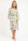 iBlues Pulce Wildflower Print Shirt Dress, Cream Multi