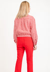 iBlues Efebo Check Cropped Jacket, Red & White