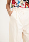 iBlues Moca Wide Leg Trousers, Cream