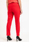 iBlues Race Textured Tapered Trousers, Red