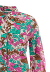 I Blues Gioia Relaxed Floral Print Shirt, Pink Multi