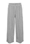 Ichi Kate Small Check Culottes, Cloud Dancer