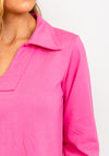 The Casual Company Kate Collared Sweater, Pink