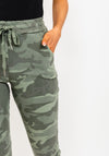 The Casual Company Leo Camouflage Print Joggers, Green