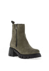 Igi & Co. Suede Zip Chunky Boots, Green