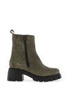 Igi & Co. Suede Zip Chunky Boots, Green