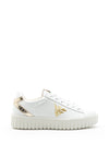 Igi & Co Key Platform Sole Sustainable Trainers, White & Gold