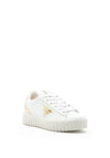 Igi & Co Key Platform Sole Sustainable Trainers, White & Gold