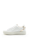 Igi & Co Key Platform Sole Sustainable Trainers, White & Gold