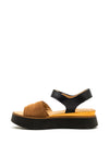 Igi & Co. Suede Platform Sandals, Brown