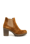 Igi & Co. Suede Block Heel Chelsea Boots, Tan