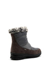 Igi & Co. Waterproof Faux Fur Trim Ankle Boot, Grey